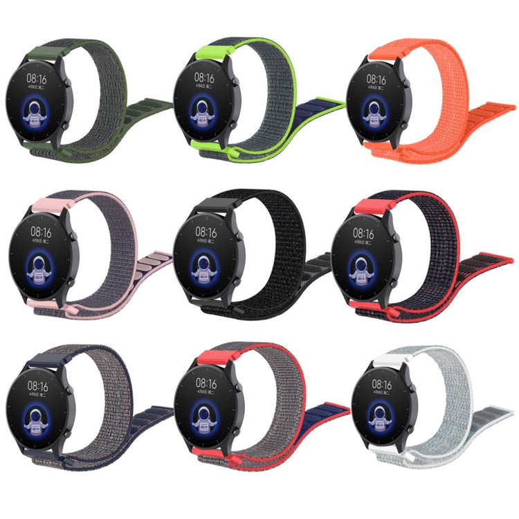 Helt vildt fed Xiaomi Watch Color Nylon Rem - Sort#serie_1