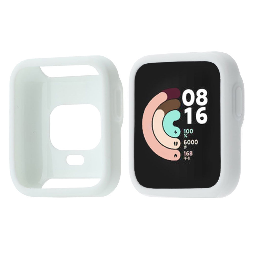 Xiaomi Redmi Watch Enkel Silikone Bumper  - Hvid#serie_1