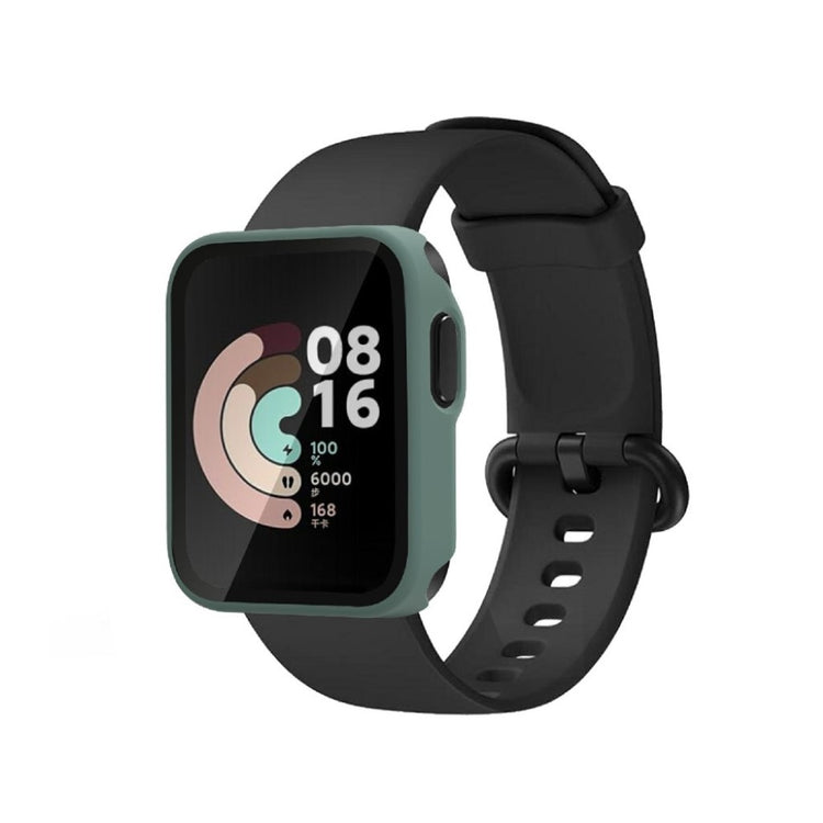 Rigtigt Fed Xiaomi Redmi Watch Silikone og Glas Cover - Grøn#serie_5