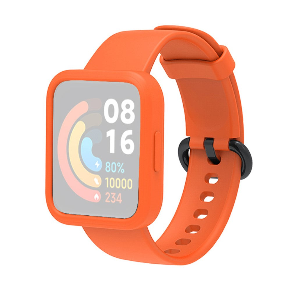 Meget smuk Xiaomi Redmi Watch Silikone Rem - Orange#serie_2
