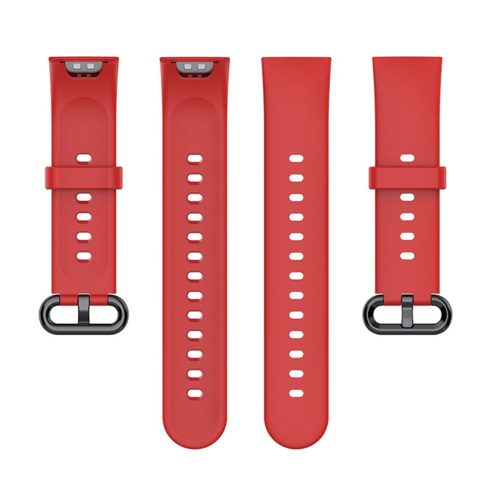 Stilfuld Xiaomi Redmi Watch Silikone Urrem - Rød#serie_4