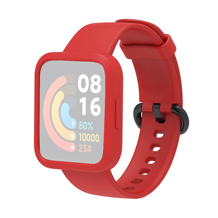 Meget smuk Xiaomi Redmi Watch Silikone Rem - Rød#serie_4