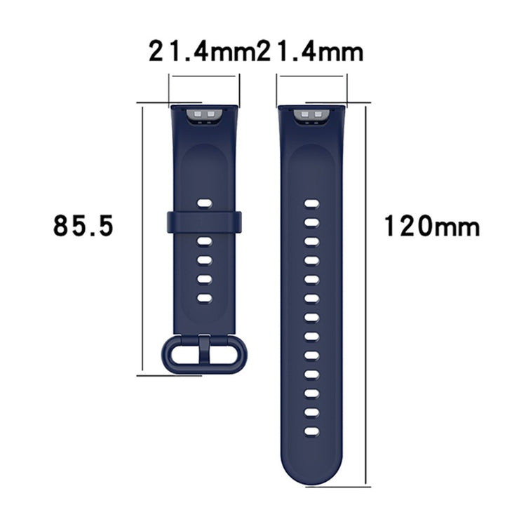 Stilfuld Xiaomi Redmi Watch Silikone Urrem - Blå#serie_6