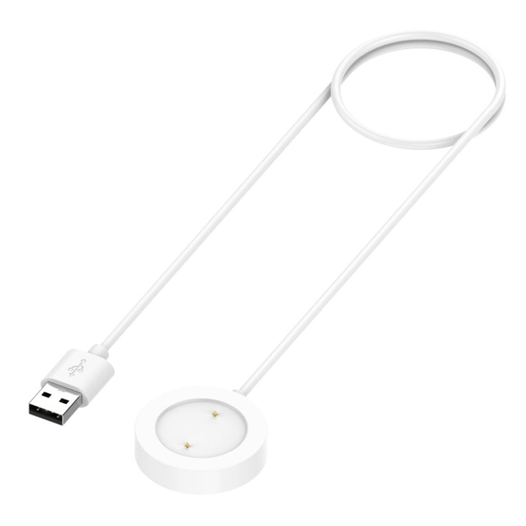 1m Plastik Xiaomi Mi Watch Color Sports USB Opladningskabel - Hvid#serie_2