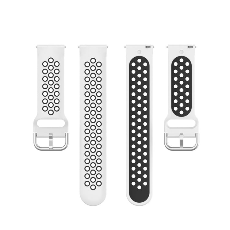 Meget nydelig Universal Fitbit Silikone Rem - Hvid#serie_2