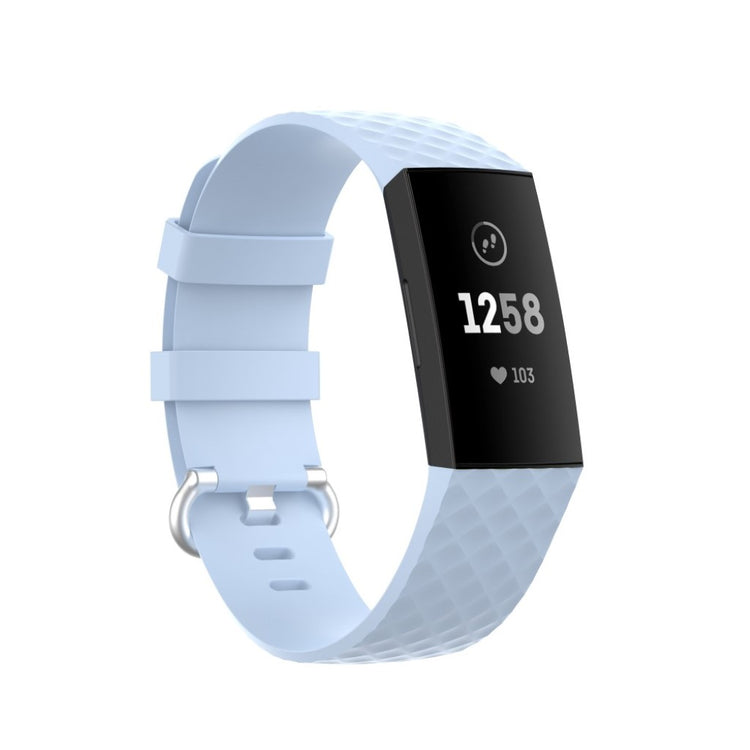 Alle tiders Fitbit Charge 3 / Fitbit Charge 4 Silikone Rem - Blå#serie_12