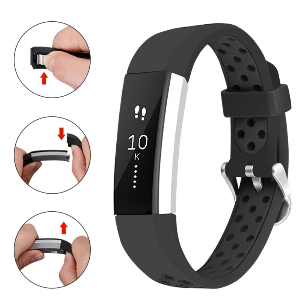  Fitbit Silikone Urrem#color_size-l-all-black