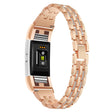 Klassiskt Fitbit Charge 2 Metall och Strass Armband
