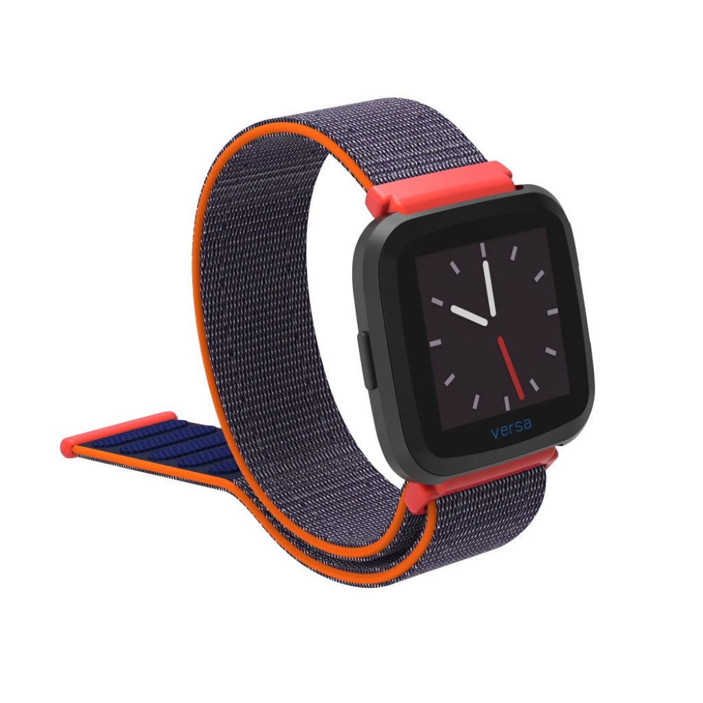 Super hårdfør Fitbit Versa Nylon Rem - Flerfarvet#serie_7