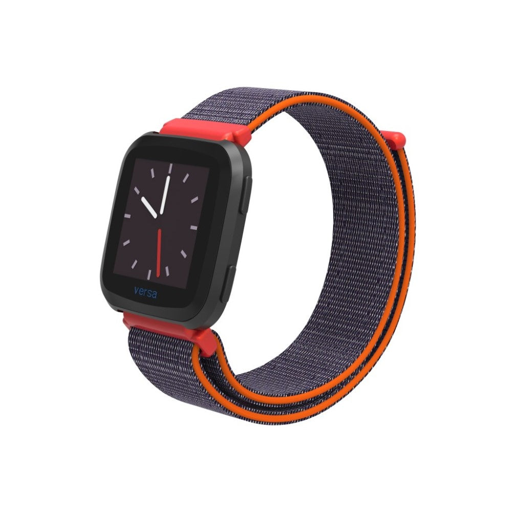 Super hårdfør Fitbit Versa Nylon Rem - Flerfarvet#serie_7