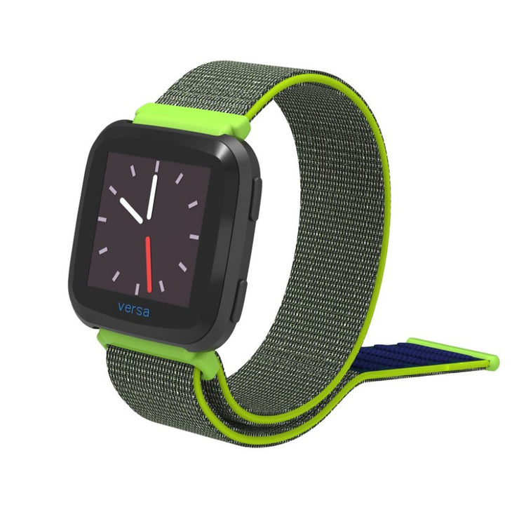 Super hårdfør Fitbit Versa Nylon Rem - Flerfarvet#serie_9