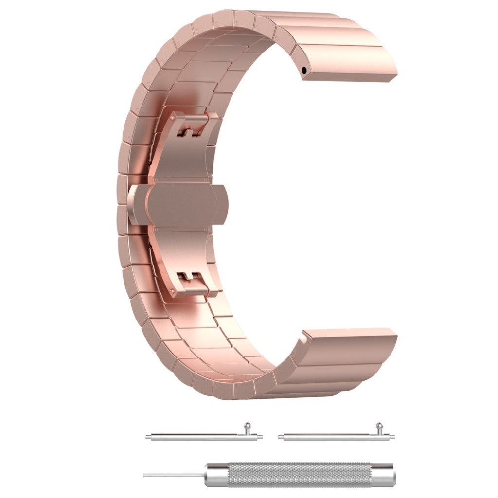 Stilfuld Fitbit Versa Metal Rem - Pink#serie_3