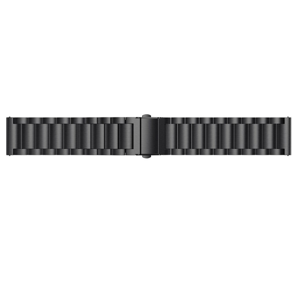 Mega nydelig Fitbit Versa Metal Rem - Sort#serie_1