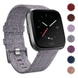 Bekvämt Fitbit Versa Nylon Armband