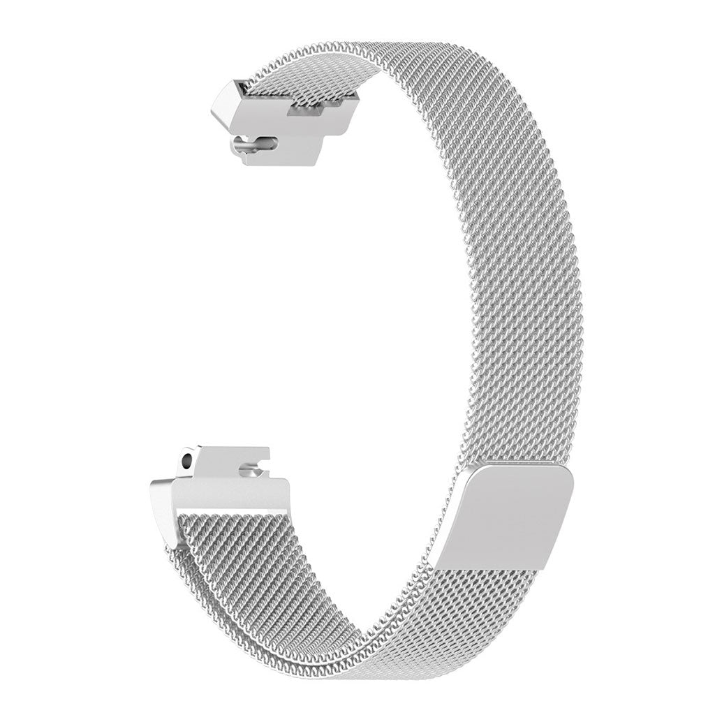 Mega slidstærk Fitbit Inspire Metal Rem - Sølv#serie_013
