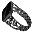 Väldigt tufft Fitbit Versa Lite Metall och Strass Armband