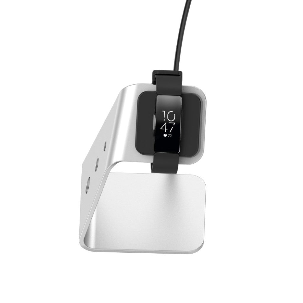 Metal Fitbit Ace 2 / Fitbit Inspire Ladestation - Sølv#serie_1