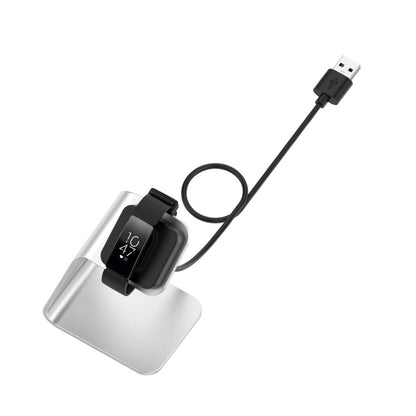 Metal Fitbit Ace 2 / Fitbit Inspire Ladestation - Sølv#serie_1