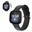 Underbart Fitbit Versa 3 / Fitbit Sense Äkta läder Armband