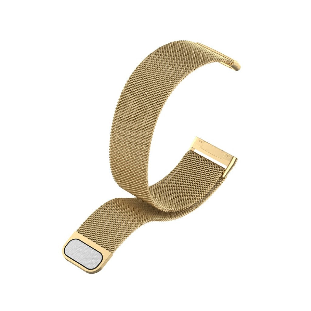 Kønt Fitbit Versa 3 / Fitbit Sense Metal Rem - Størrelse: L - Guld#serie_3