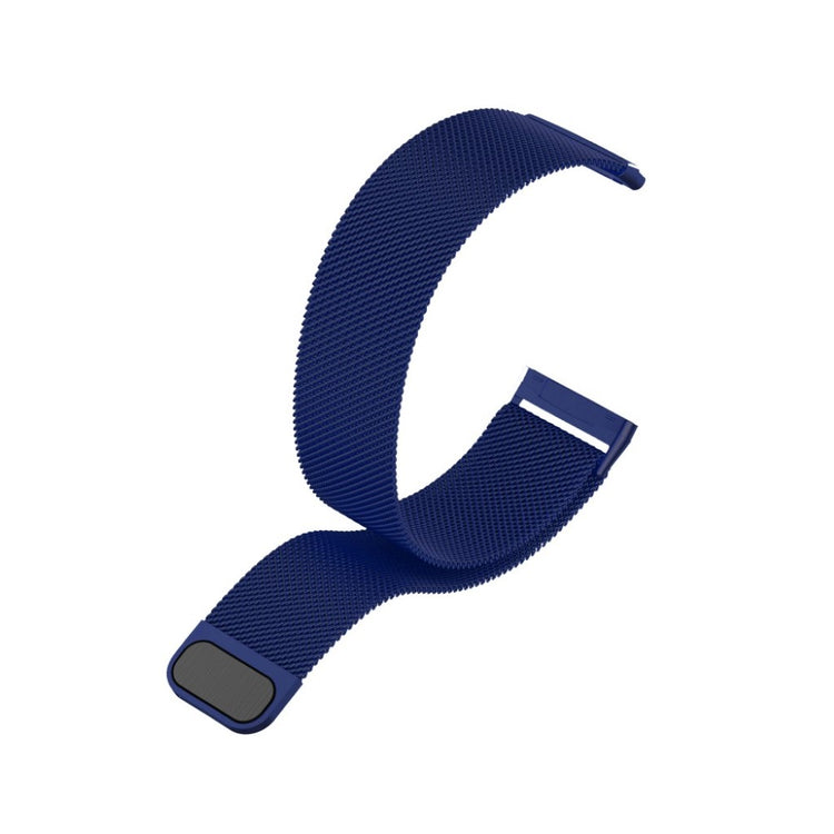 Kønt Fitbit Versa 3 / Fitbit Sense Metal Rem - Størrelse: L - Blå#serie_4