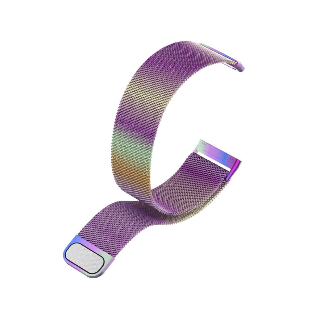 Kønt Fitbit Versa 3 / Fitbit Sense Metal Rem - Størrelse: L - Flerfarvet#serie_7