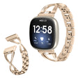 Bra Fitbit Versa 3 / Fitbit Sense Metall och Strass Armband