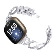 Mycket elegant Fitbit Versa 3 Metall och Strass Armband