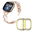 Fitbit Sense / Fitbit Versa 3 Metall Klockarmband med Skal