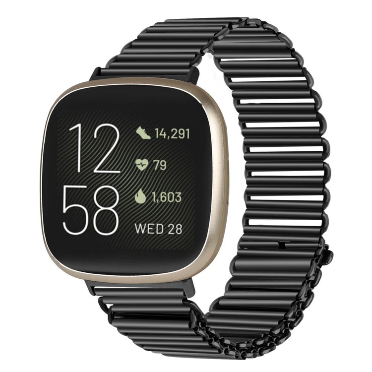 Rigtigt sejt Fitbit Sense / Fitbit Versa 3  Rem - Sort#serie_1