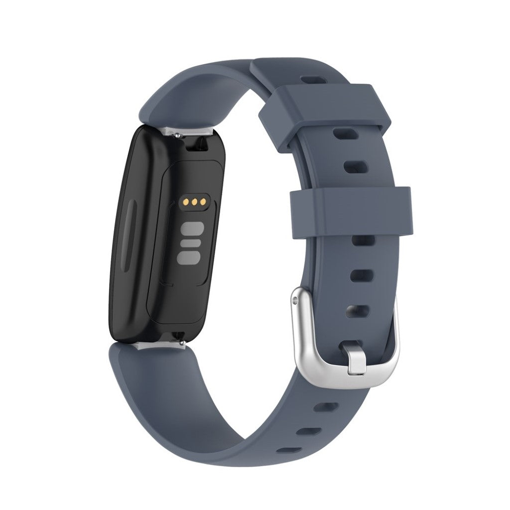 Meget sejt Fitbit Inspire 2 Silikone Rem - Størrelse: S - Sølv#serie_5