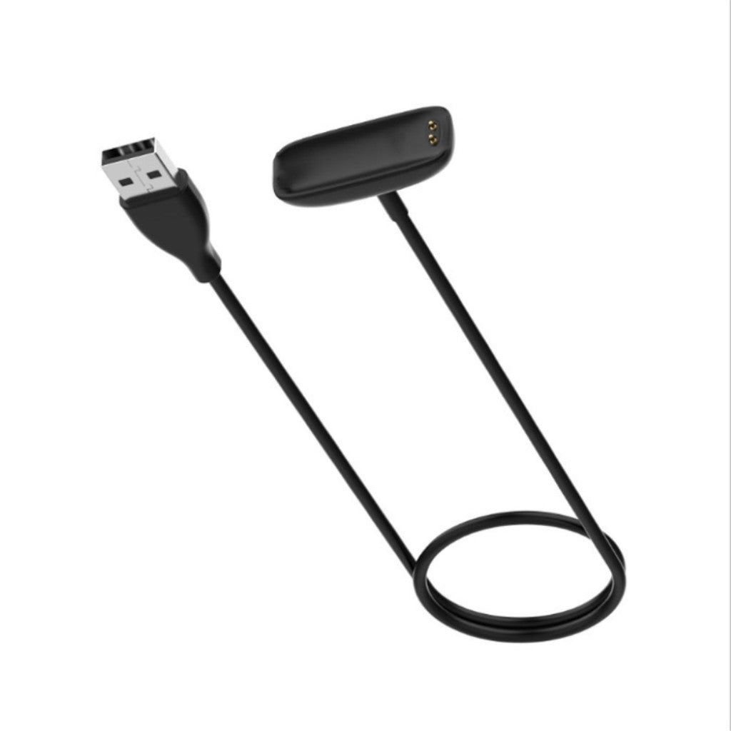1m Fitbit Luxe    USB Opladningskabel - Sort#serie_2