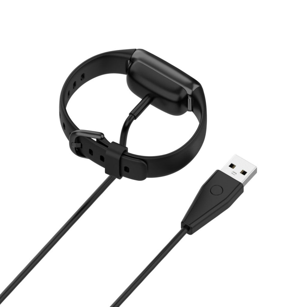 0.5m Fitbit Luxe  Magnetisk  USB Opladningskabel - Sort#serie_028