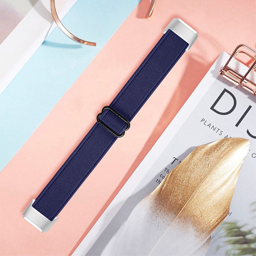 Helt vildt flot Fitbit Luxe Nylon Rem - Blå#serie_7