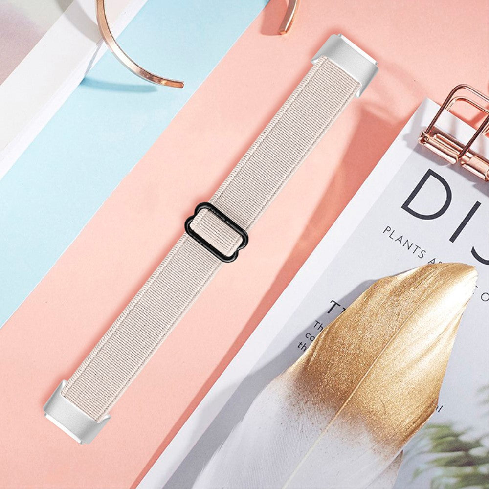 Helt vildt flot Fitbit Luxe Nylon Rem - Brun#serie_8