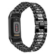 Stiligt Fitbit Charge 5 Metall och Strass Armband