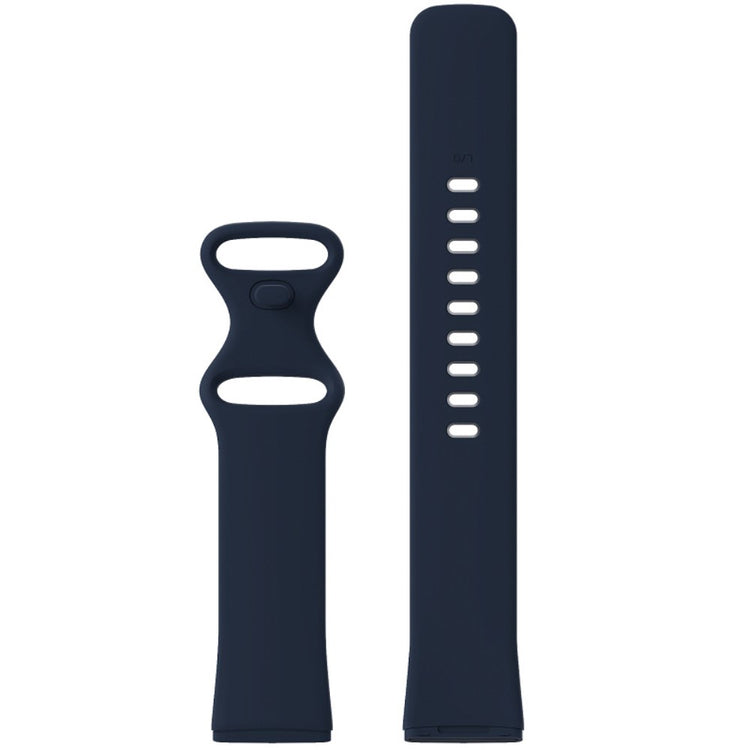 Rigtigt sejt Universal Fitbit Silikone Rem - Størrelse: S - Blå#serie_7