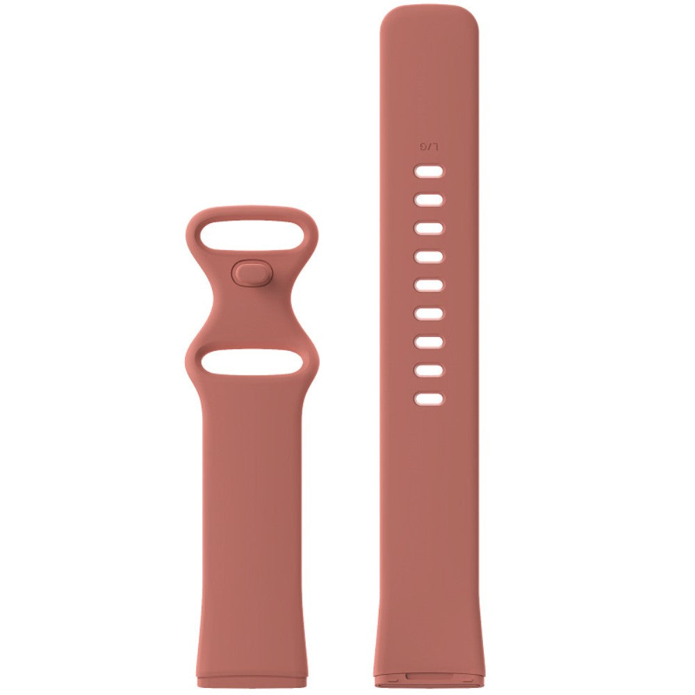 Mega hårdfør Universal Fitbit Silikone Rem - Størrelse: L - Pink#serie_5