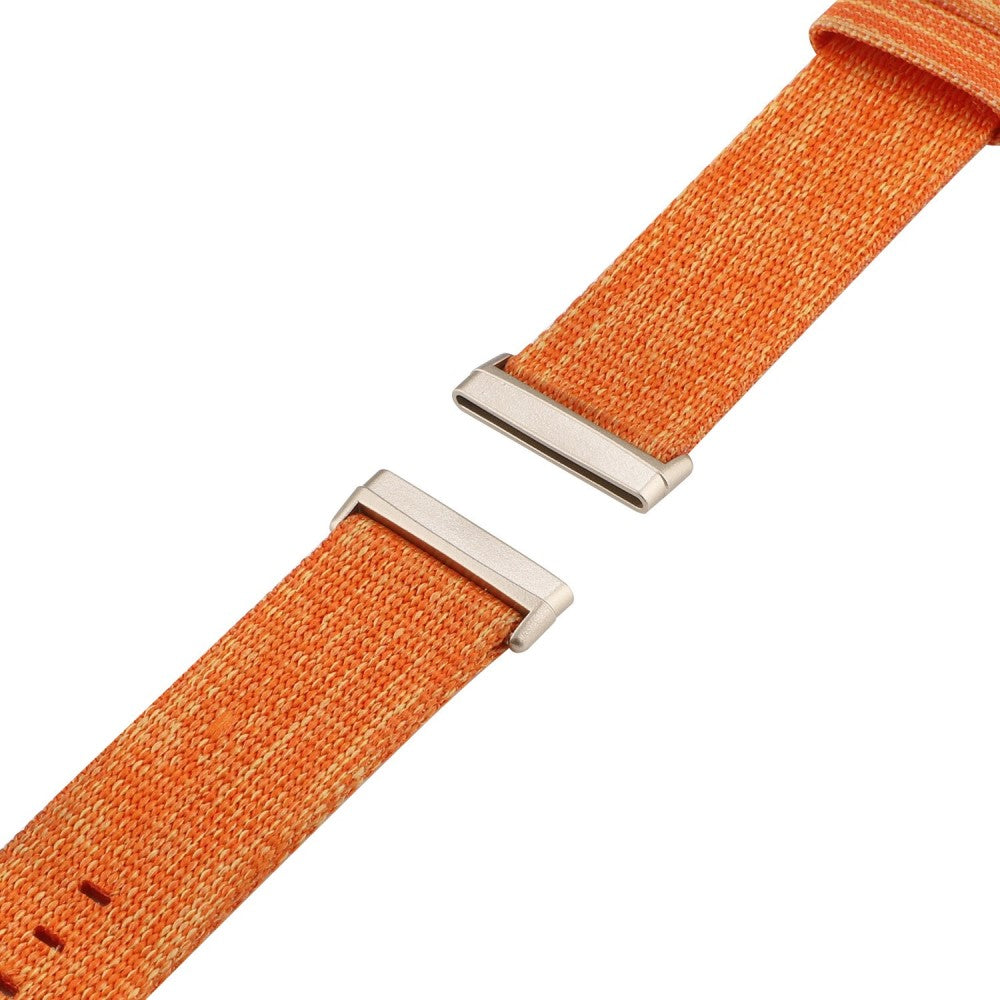 Super elegant Fitbit Sense 2 / Fitbit Versa 4 Nylon Rem - Orange#serie_4