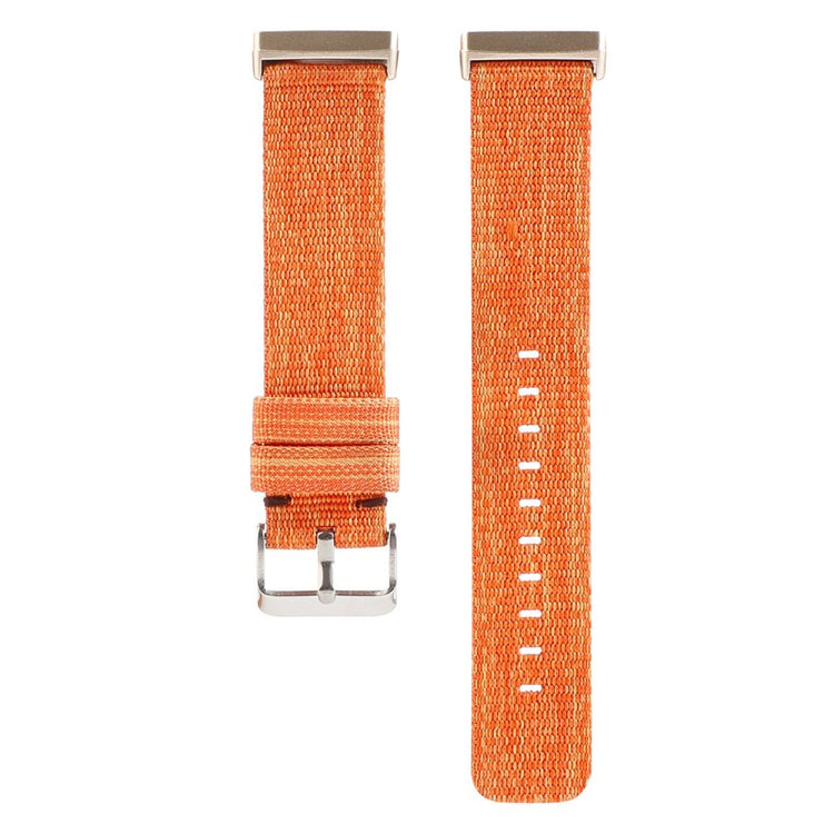 Meget fed Fitbit Sense 2 / Fitbit Versa 4 Nylon Rem - Orange#serie_4
