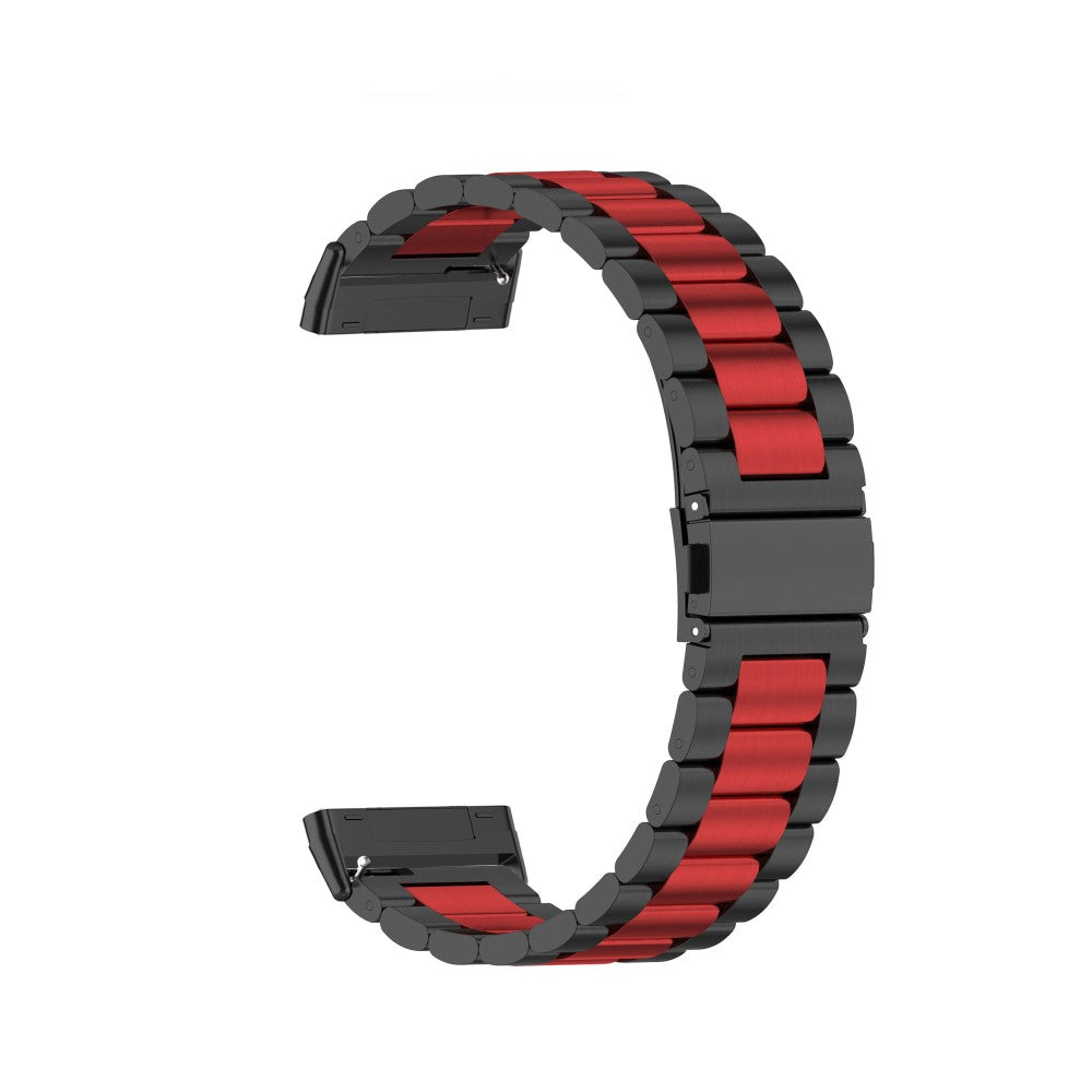 Klassisk Universal Fitbit Metal Rem - Rød#serie_2