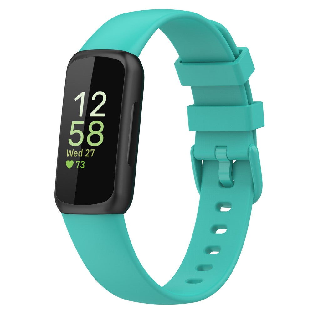 Helt vildt holdbart Fitbit Inspire 3 Silikone Rem - Grøn#serie_3