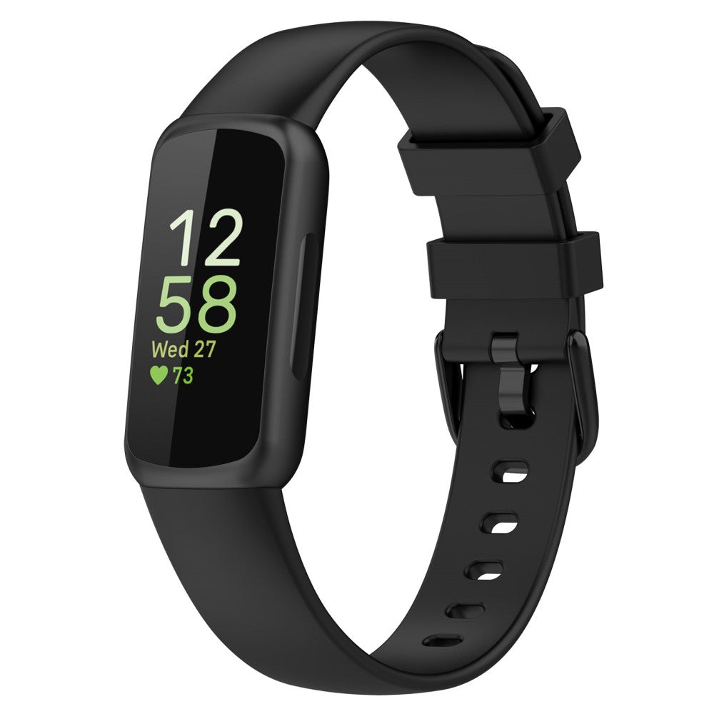 Alle tiders Fitbit Inspire 3 Silikone Rem - Sort#serie_2