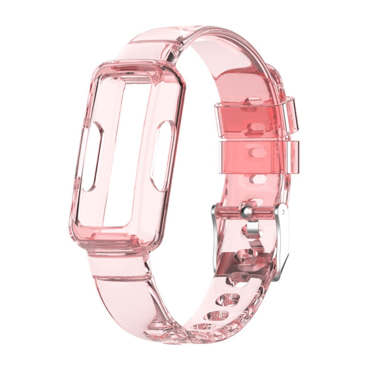 Rigtigt skøn Fitbit Inspire 3 Silikone Rem - Pink#serie_3