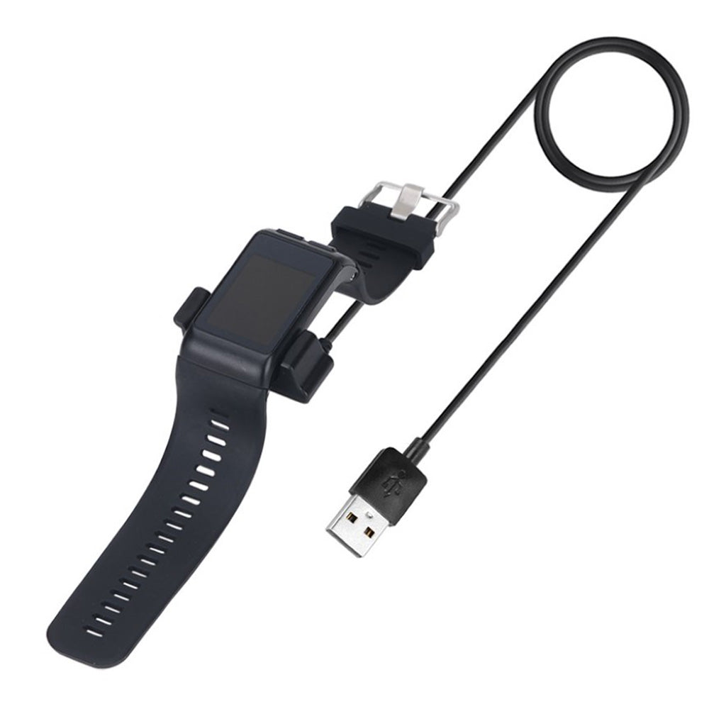 1m Garmin Vivoactive HR USB Kabel Til Opladnings Dock - Sort#serie_9