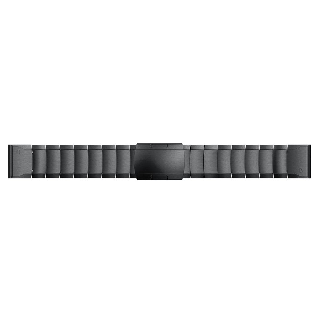 Smuk Garmin Fenix 5X / Garmin Tactix Charlie Metal Rem - Sort#serie_1