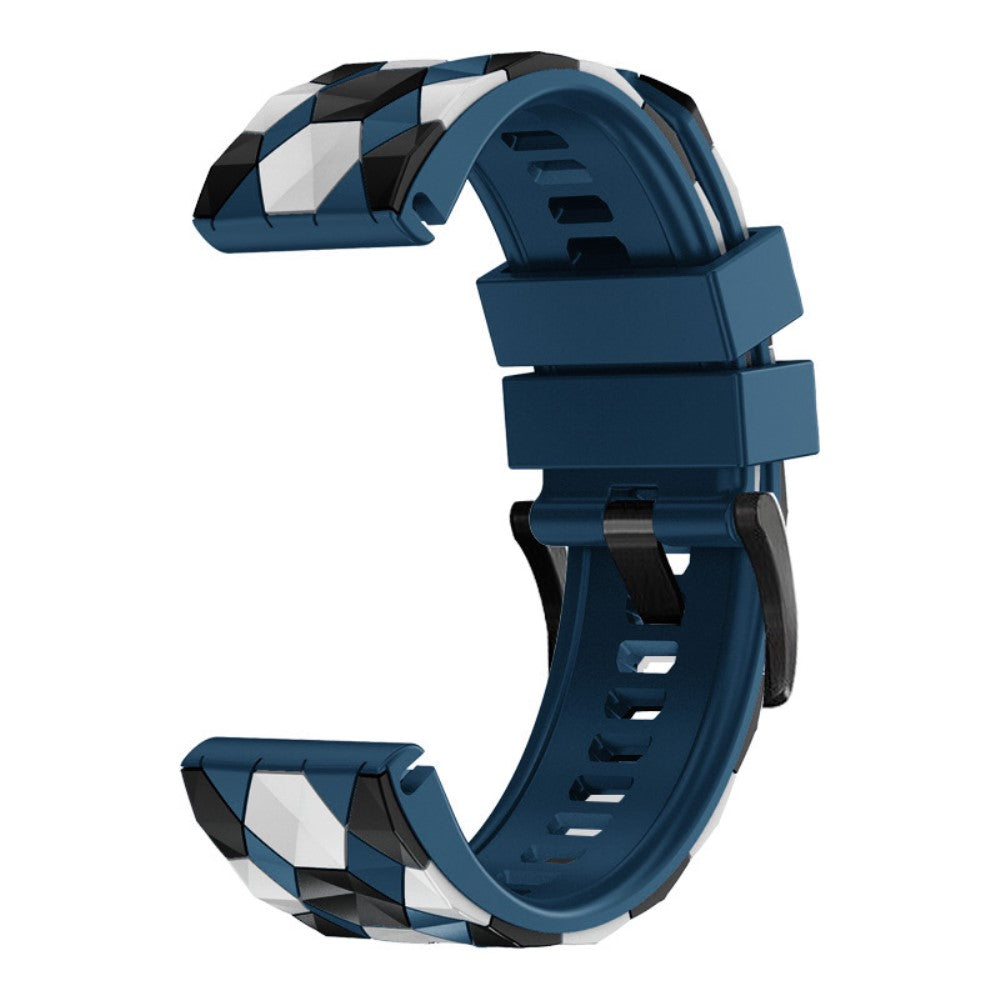 Rigtigt Flot Silikone Universal Rem passer til Smartwatch - Blå#serie_1
