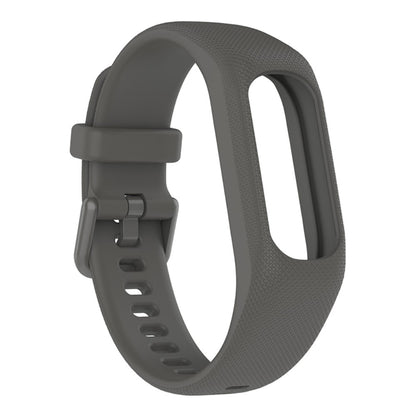 Mega flot Garmin Vivosmart 5 Silikone Rem - Sølv#serie_9