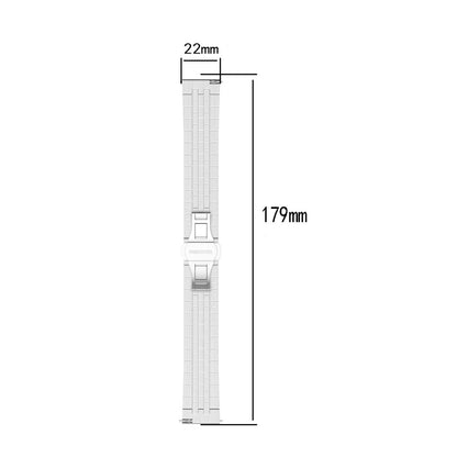 Mega Skøn Metal Universal Rem passer til Garmin Smartwatch - Pink#serie_8