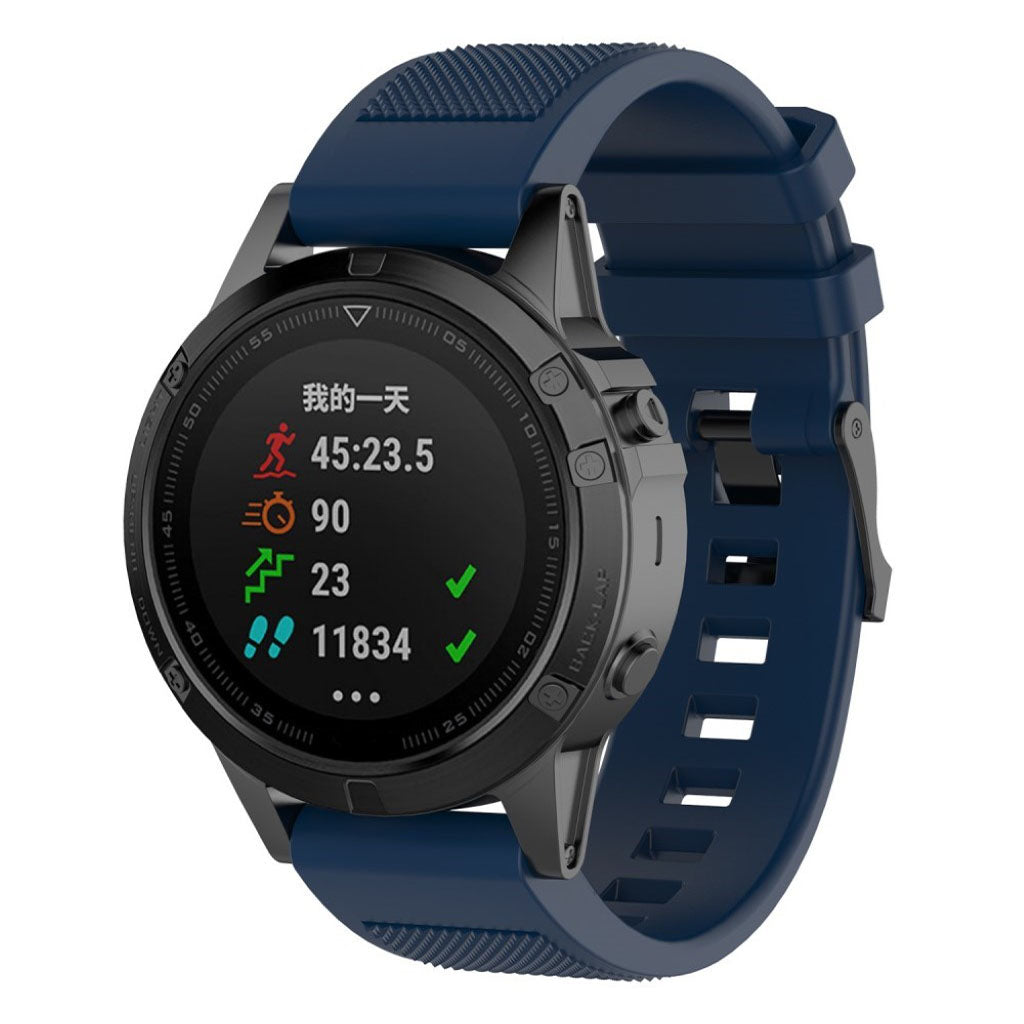 Fed Garmin Approach S60 Silikone Rem - Blå#serie_2